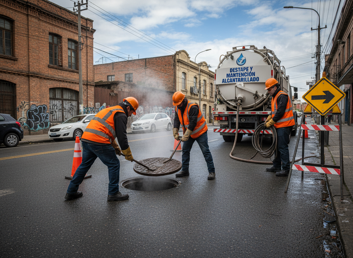 Técnico trabajando